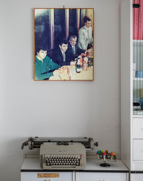 Foto storica dei fondatori dell'Hotel Lo Smeraldo